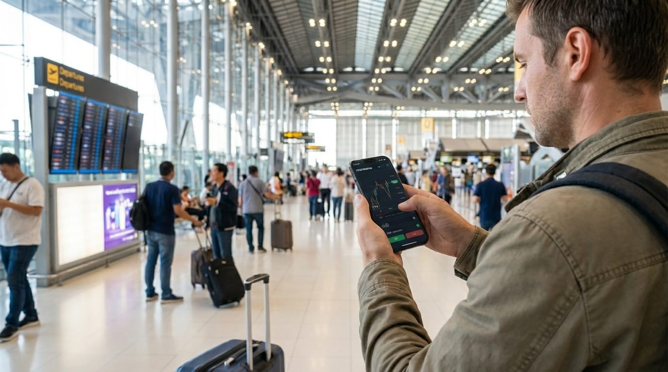 Exchange trading checklist for travellers