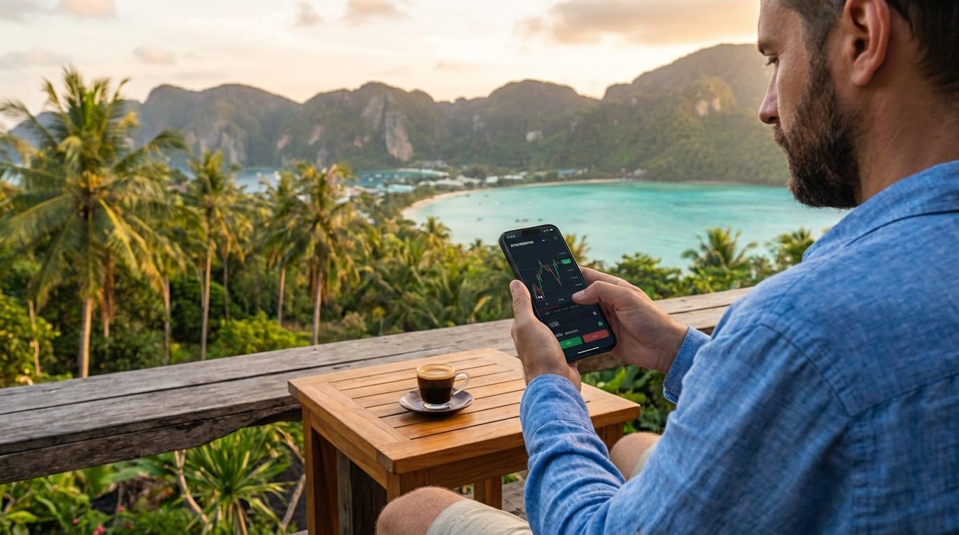 Trading while traveling